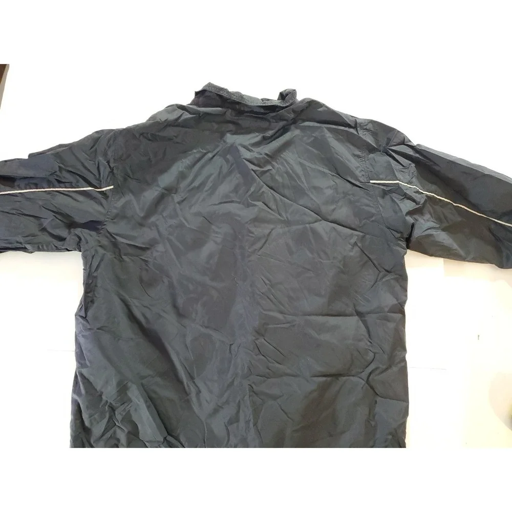 Vintage Nike Jacket‎ Size XL Black Track Windbreaker Zip Up Swoosh Athletic Y2K